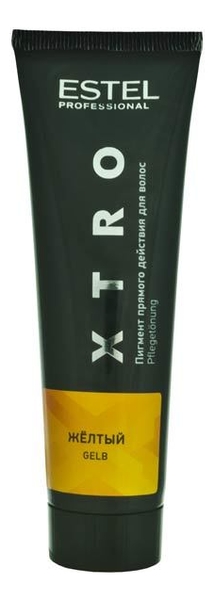 

Пигмент прямого действия для волос Xtro 100мл: Желтый, Пигмент прямого действия для волос Xtro 100мл