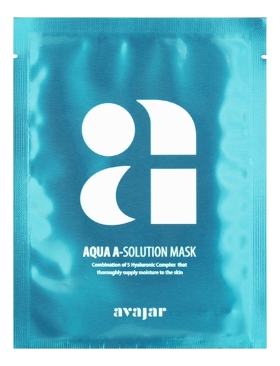 

Увлажняющая тканевая маска для сухой обезвоженной кожи Aqua A-Solution Mask 10*25г
