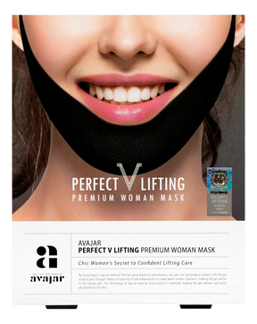 Лифтинговая маска для лица Perfect V Lifting Premium Woman Black Mask (черная)