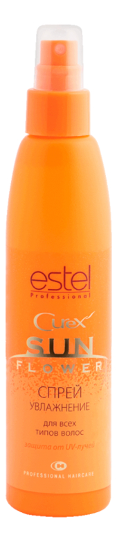 Спрей для волос Увлажнение и питание с UV-фильтром Curex Sun Flower 200мл, ESTEL  - Купить
