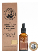 Captain Fawcett Набор для бороды и усов (масло Booze & Baccy Beard Oil 50мл + воск Moustache Wax Gift 15мл)
