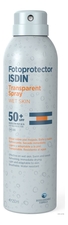 ISDIN Спрей солнцезащитный Fotoprotector Transparent Spray Wet Skin SPF50+ 250мл