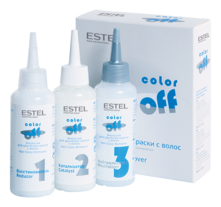 ESTEL Эмульсия для удаления стойких красок с волос Color Off 3*120мл