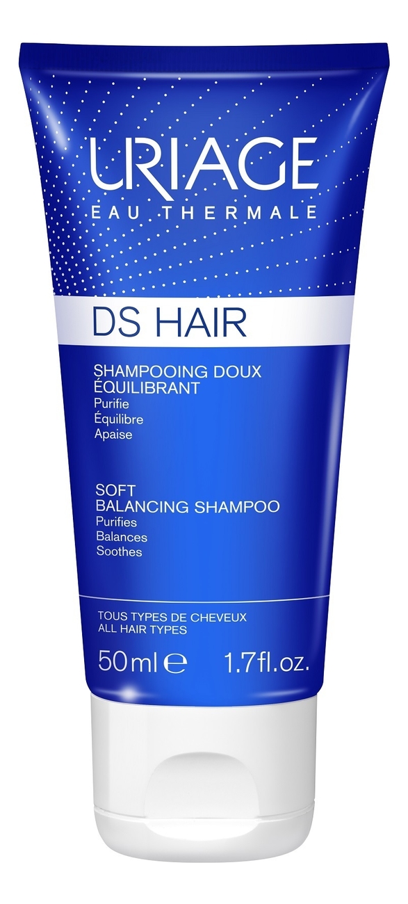 

Мягкий балансирующий шампунь для волос DS Shampooing Doux Equilibrant: Шампунь 50мл, Мягкий балансирующий шампунь для волос DS Shampooing Doux Equilibrant