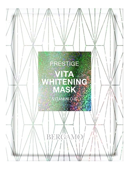

Тканевая маска для лица Prestige Vita Whitening Mask 28мл: Маска 1шт, Тканевая маска для лица Prestige Vita Whitening Mask 28мл
