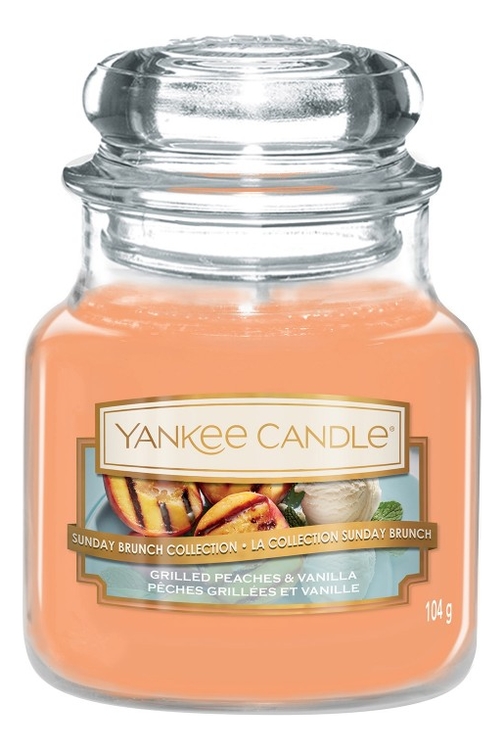 

Ароматическая свеча Grilled Peaches & Vanilla: Свеча 104г, Ароматическая свеча Grilled Peaches & Vanilla