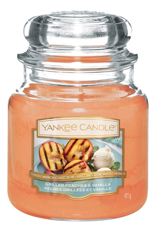 

Ароматическая свеча Grilled Peaches & Vanilla: Свеча 411г, Ароматическая свеча Grilled Peaches & Vanilla