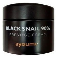 Ayoume Крем для лица c муцином черной улитки Black Snail 90% Prestige Cream 70мл