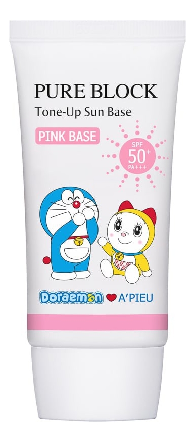 Pink tone up sun cream. A'PIEU солнцезащитная база Pure Block Tone-up Sun Base 50 мл. PRETTYSKIN Pink Tone up Sun Cream отзывы.