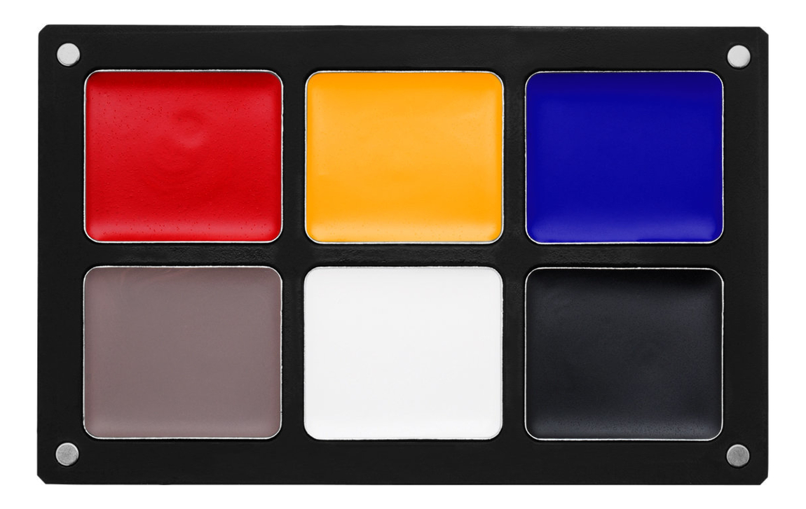 

Водостойкая кремовая палетка для макияжа Waterproof Cream Palettes: Primary Palete, Водостойкая кремовая палетка для макияжа Waterproof Cream Palettes