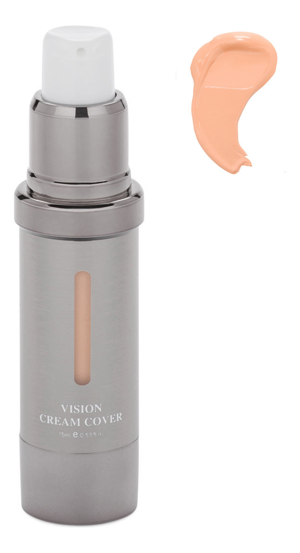 

Тональная основа + Консилер Vision Cream Cover 15мл: W01, Тональная основа + Консилер Vision Cream Cover 15мл