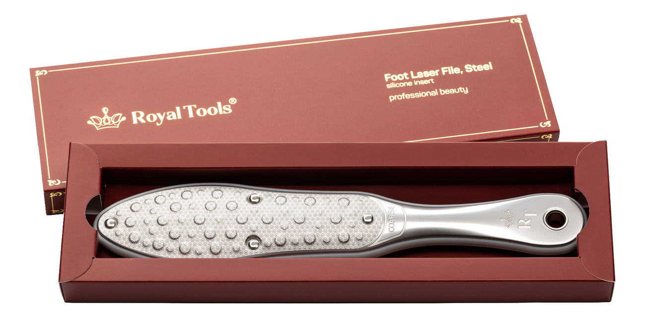 

Лазерная терка для ног с силиконовой вставкой Foot Laser File Steel