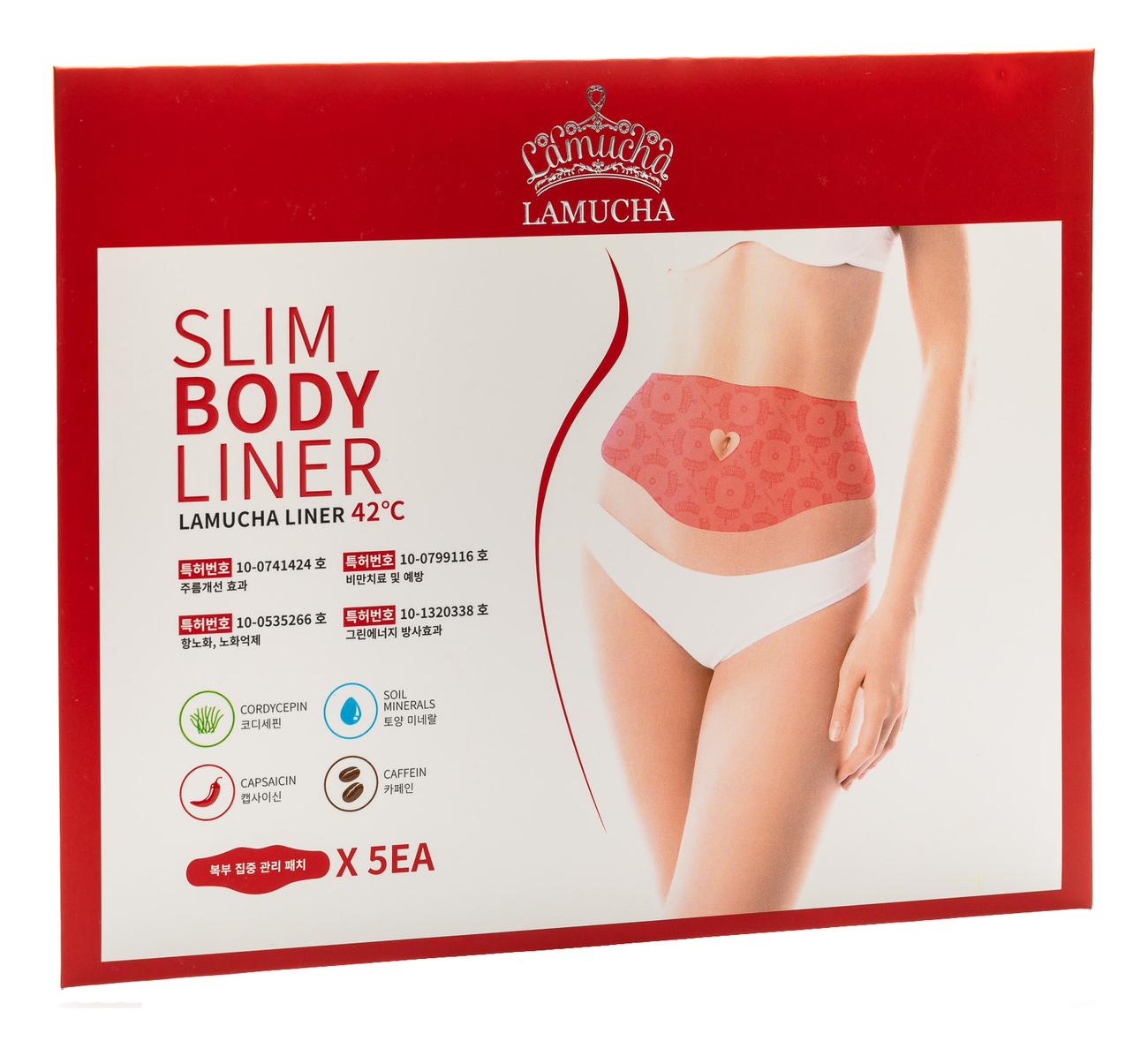 Маски на живот для борьбы с жировыми отложениями Slim Body Liner 5шт