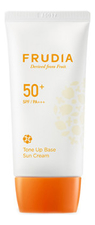 Frudia Солнцезащитная тональная крем-основа для лица Tone Up Base Sun Cream SPF50+ PA+++ 50мл