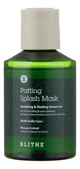 Купить Сплэш-маска для лица восстанавливающая Soothing & Healing Green Tea (зеленый чай): Маска 150мл, Сплэш-маска для лица восстанавливающая Soothing & Healing Green Tea (зеленый чай), Blithe