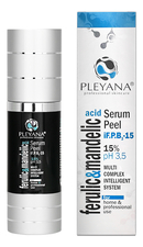 PLEYANA Пилинг-сыворотка для лица Serum Peel With Ferulic & Mandelic Acid pH 3,5 30мл