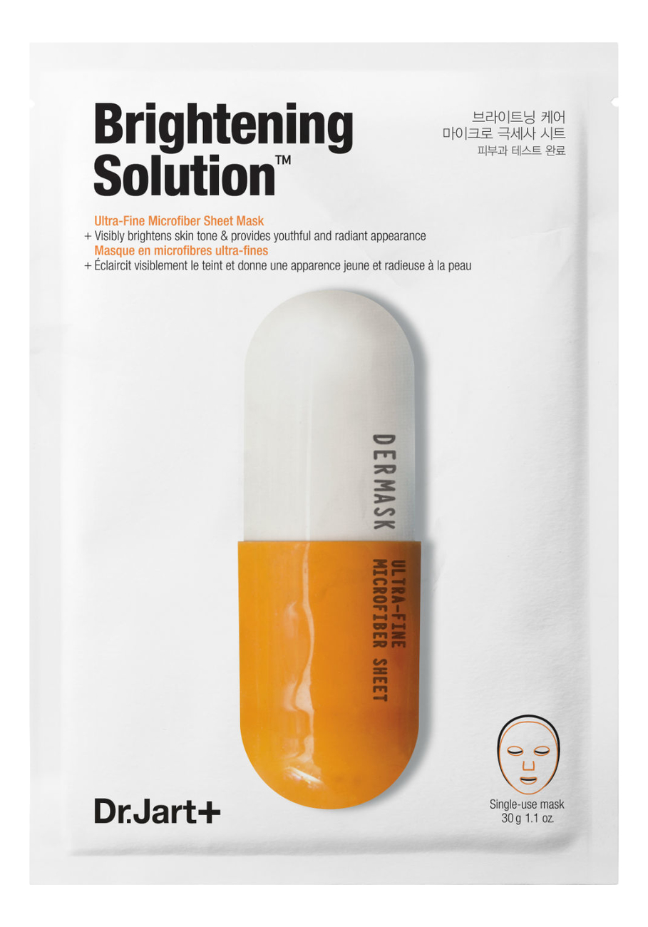 

Тканевая маска для лица Dermask Micro Jet Brightening Solution 30г: Маска 1шт, Тканевая маска для лица Dermask Micro Jet Brightening Solution