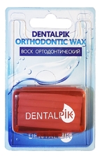 Dentalpik Воск ортодонтический для брекетов Orthodontic Wax Strawberry (клубничный)