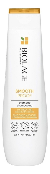Шампунь для непослушных и вьющихся волос с экстрактом камелии Biolage Smoothproof Shampoo