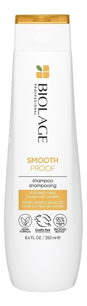 

Шампунь для непослушных и вьющихся волос с экстрактом камелии Biolage Smoothproof Shampoo: Шампунь 250мл, Шампунь для непослушных и вьющихся волос с экстрактом камелии Biolage Smoothproof Shampoo