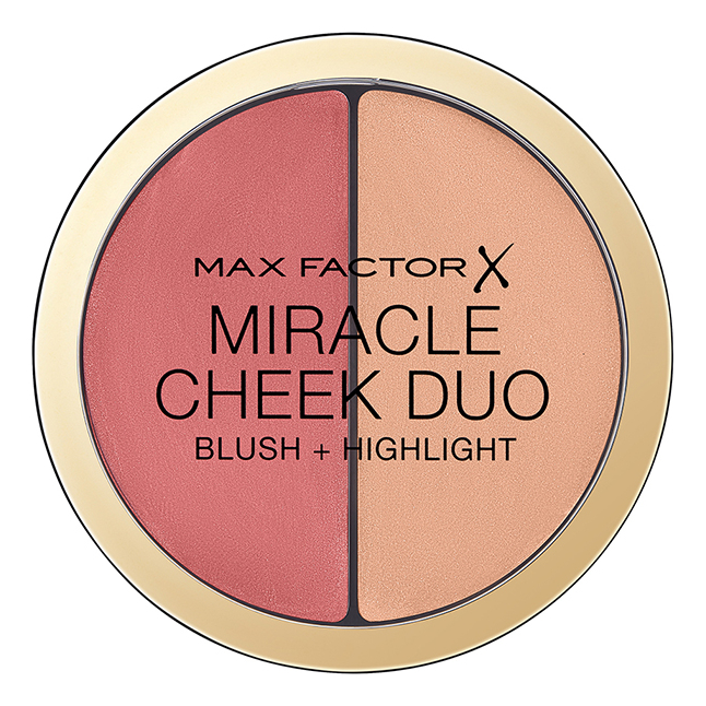 

Румяна-хайлайтер Miracle Cheek Duo: 20 Brown peach & champagne, Румяна-хайлайтер Miracle Cheek Duo
