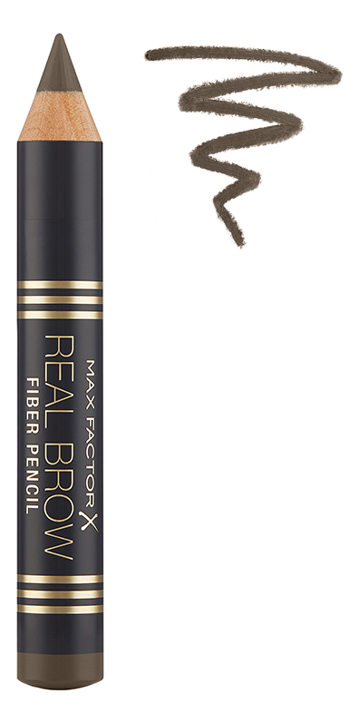 

Карандаш для бровей Real Brow Fiber Pencil 3,8г: 003 Medium brown, Карандаш для бровей Real Brow Fiber Pencil 3,8г