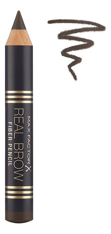 

Карандаш для бровей Real Brow Fiber Pencil 3,8г: 005 Rich brown, Карандаш для бровей Real Brow Fiber Pencil 3,8г