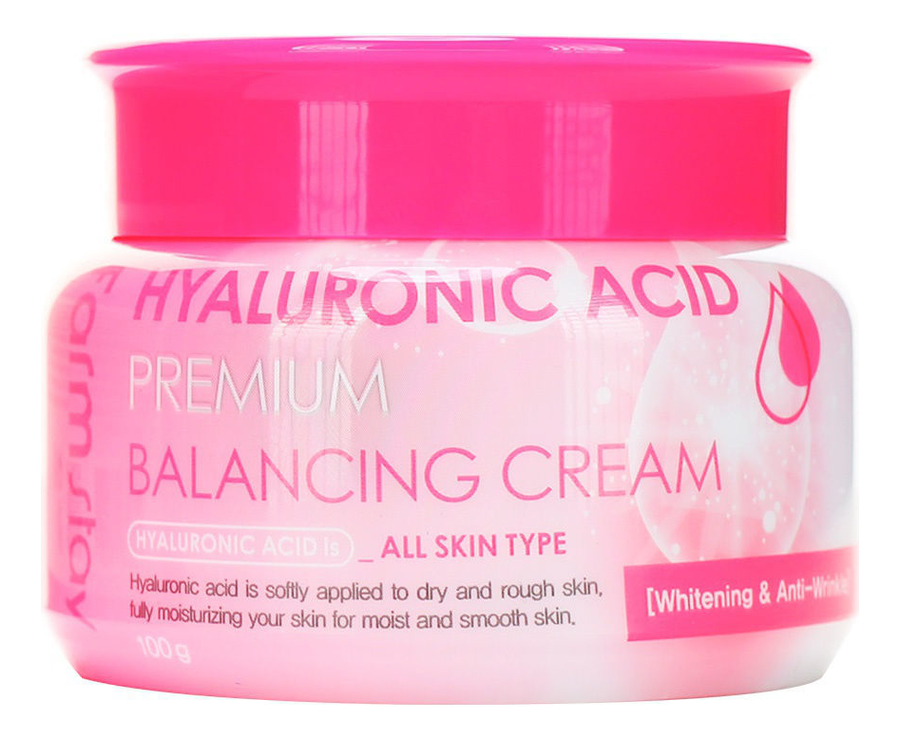 Балансирующий крем для лица с гиалуроновой кислотой Hyaluronic Acid Premium Balancing Cream 100г