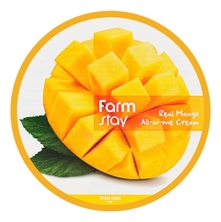 Farm Stay Многофункциональный крем для лица и тела с экстрактом манго Real Mango All-In-One Cream 300мл