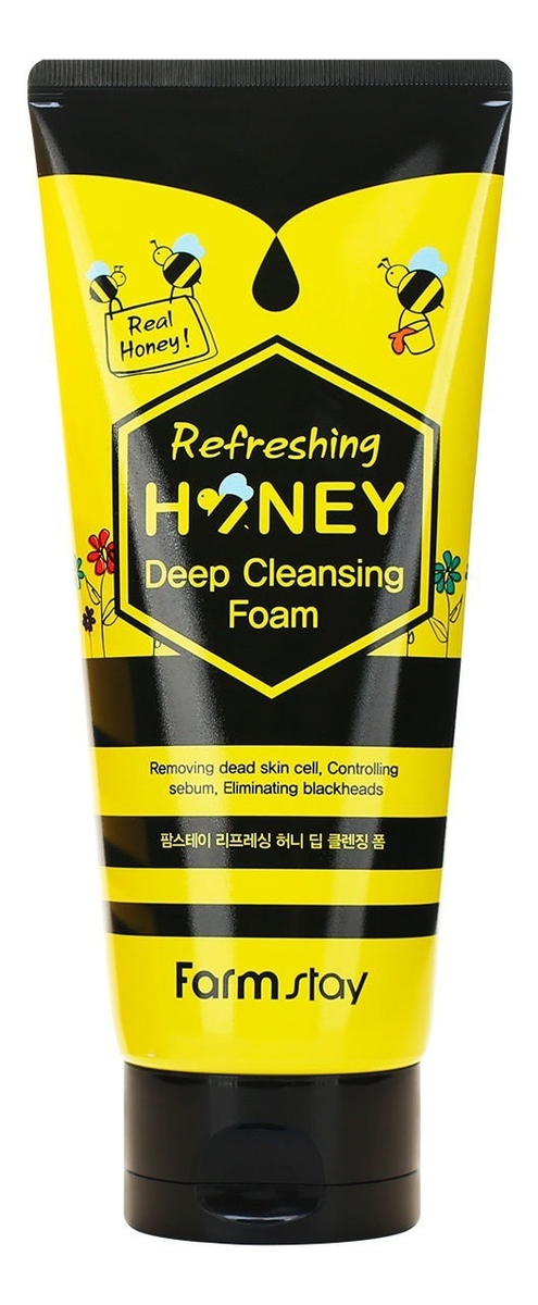 

Пенка для умывания с экстрактом меда Refreshing Honey Deep Cleansing Foam 180мл