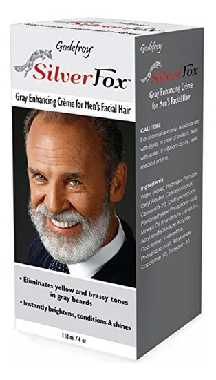 Крем оттеняющий для седой бороды Silver Fox Gray Enhancing Creme 89мл