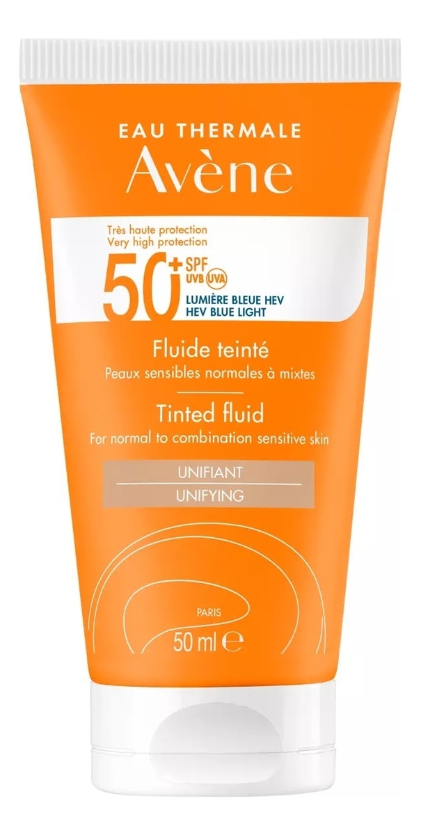 Солнцезащитный флюид для лица с тональным эффектом Tres Haute Protection Fluide Teinte SPF50+ 50мл