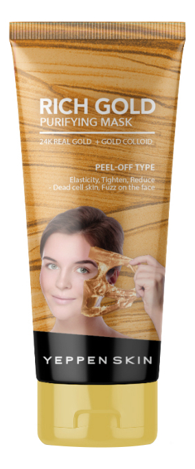 

Маска-пленка для лица с золотом Yeppen Skin Rich Gold Purifying Mask 100г