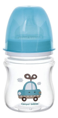 

Бутылочка с широким горлышком антиколиковая PP EasyStart 0+ Toys 120мл (в ассортименте)