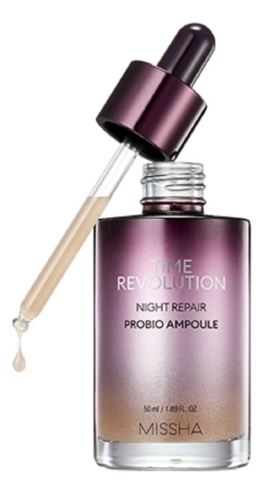 

Восстанавливающая ночная ампульная сыворотка для лица Time Revolution Night Repair Probio Ampoule 50мл