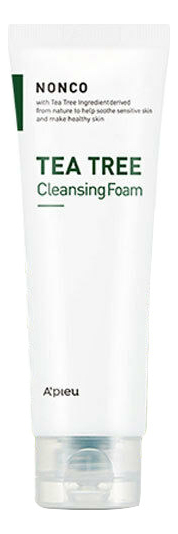 

Пенка для умывания c экстрактом чайного дерева NonCo Tea Tree Cleansing Foam: Пенка 130мл, Пенка для умывания c экстрактом чайного дерева NonCo Tea Tree Cleansing Foam
