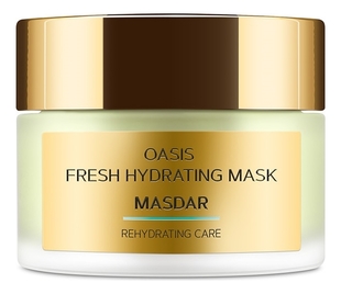 Маска для лица с гиалуроновой кислотой и огуречным соком Masdar Oasis Fresh Hydrating Mask