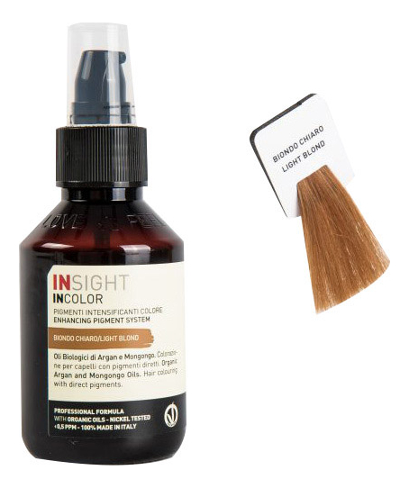 

Интенсивный пигмент для окрашивания волос Incolor Pigmenti Intensificanti Colore 100мл: Light Blond, Интенсивный пигмент для окрашивания волос Incolor Pigmenti Intensificanti Colore 100мл