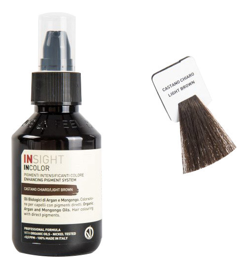 

Интенсивный пигмент для окрашивания волос Incolor Pigmenti Intensificanti Colore 100мл: Light Brown, Интенсивный пигмент для окрашивания волос Incolor Pigmenti Intensificanti Colore 100мл
