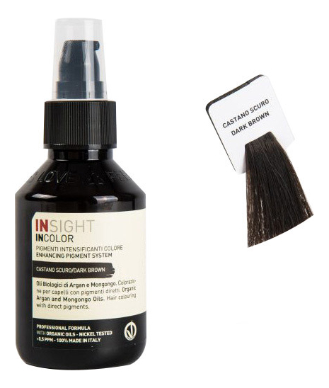 

Интенсивный пигмент для окрашивания волос Incolor Pigmenti Intensificanti Colore 250мл: Dark Brown, Интенсивный пигмент для окрашивания волос Incolor Pigmenti Intensificanti Colore 250мл