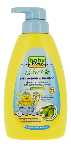 

Детское средство для купания и шампунь с маслом оливы Baby Washgel & Shampoo (0+мес): Средство 260мл, Детское средство для купания и шампунь с маслом оливы Baby Washgel & Shampoo (0+мес)