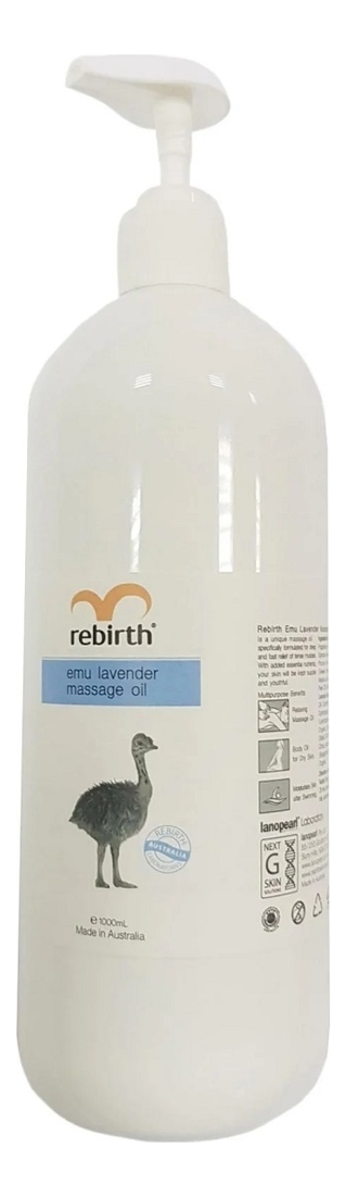 

Масло для массажа с маслом Эму и лавандой Emu Lavender Massage Oil 1000мл