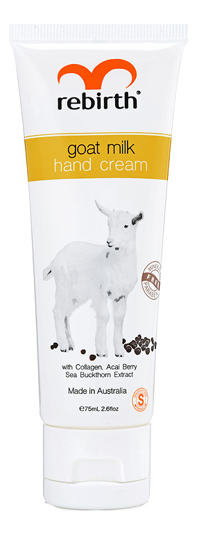Купить Крем для рук с экстрактом козьего молока Goat Milk Hand Cream 75мл, Rebirth