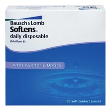 Bausch+Lomb Контактные линзы SofLens Daily Disposable (90 блистеров)