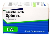Bausch+Lomb Контактные линзы Optima FW (4 блистера)