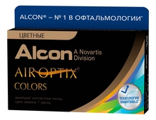 Alcon Цветные дышащие контактные линзы Air Optix Colors (2 блистера)