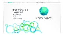 CooperVision Контактные линзы Biomedics 55 Evolution Asphere (6 блистеров)