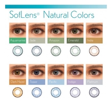 Bausch+Lomb Цветные контактные линзы SofLens Natural Colors (2 блистера)