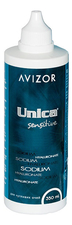 Avizor Многофункциональный раствор для контактных линз с гиалуроновой кислотой Unica Sensitive Sodium