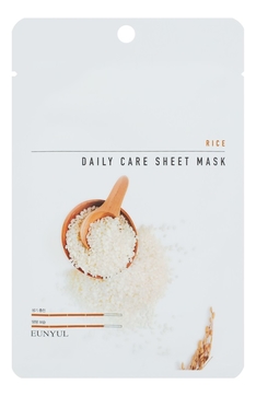 Тканевая маска для лица с экстрактом риса Rice Daily Care Sheet Mask 22г